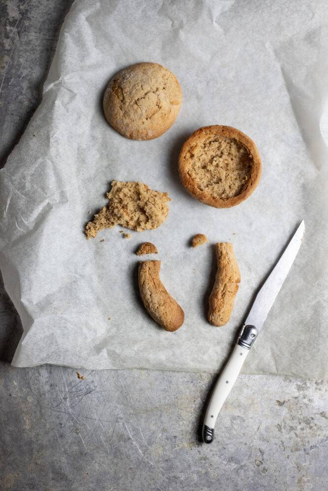 mushroom shaped gingerbread step 2