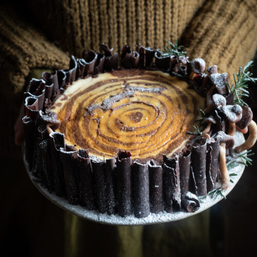 chocolate orange cheesecake