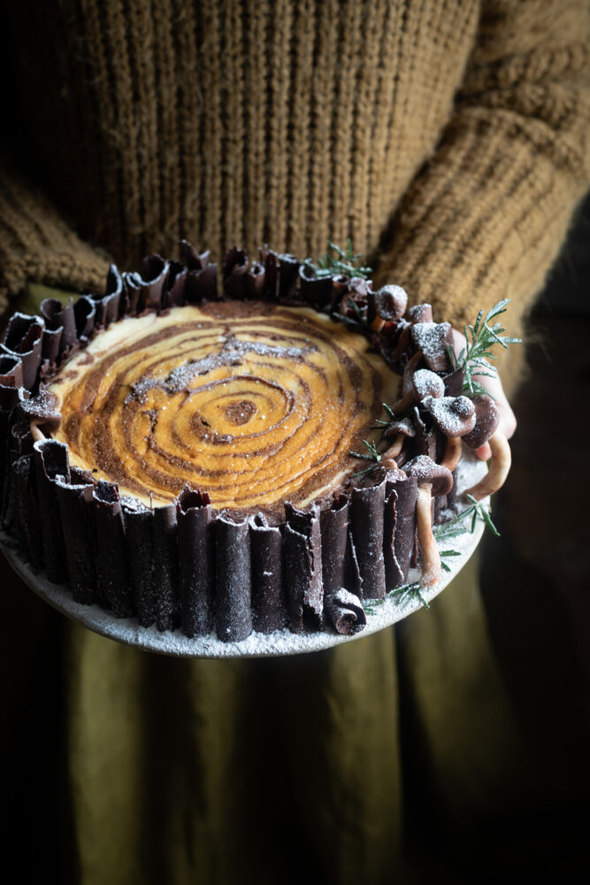 chocolate orange cheesecake 