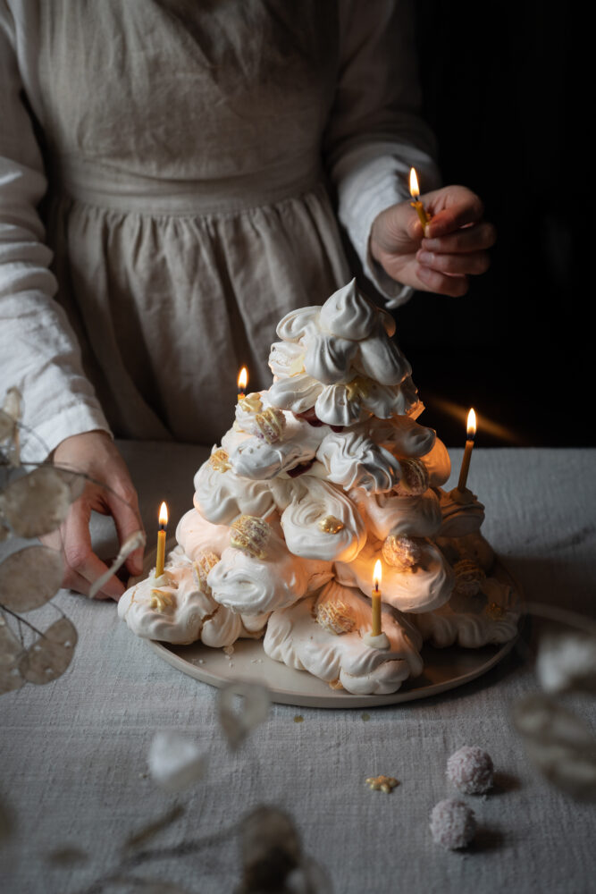 christmas tree meringue 