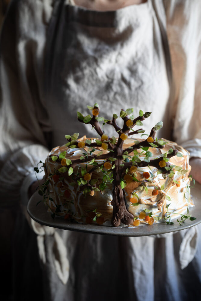 citrus tree cake lemon and orange