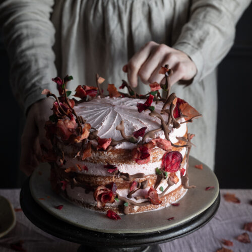 beetroot stem ginger and citrus cake