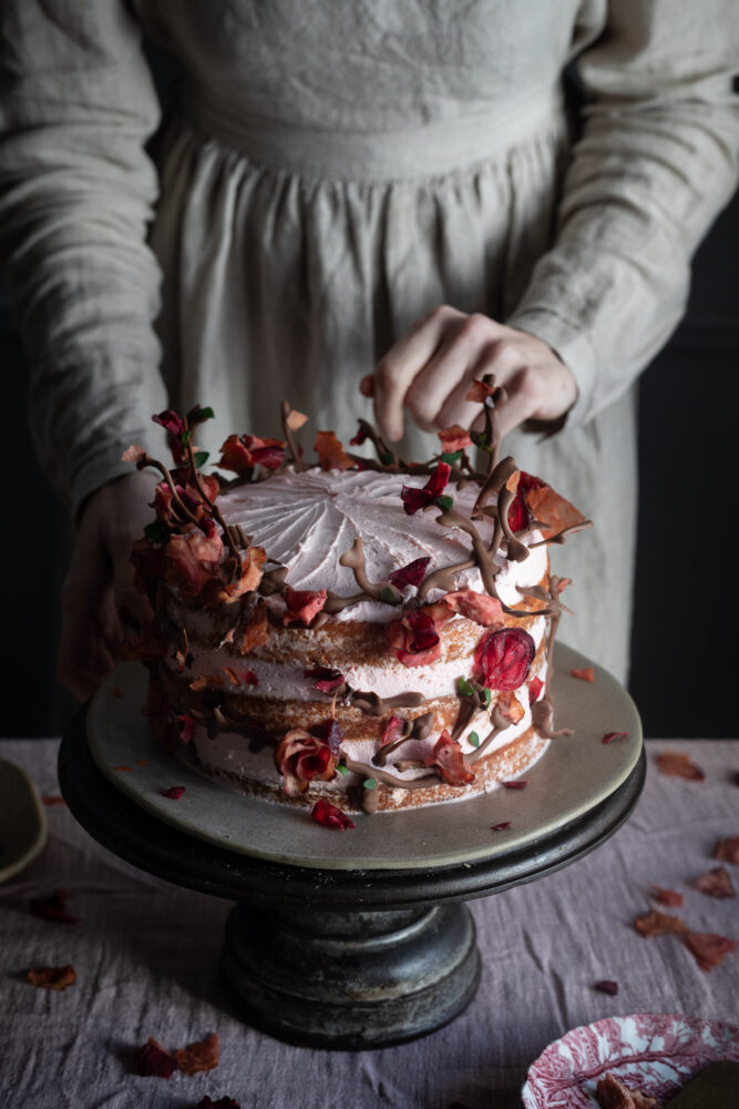 beetroot stem ginger and citrus cake