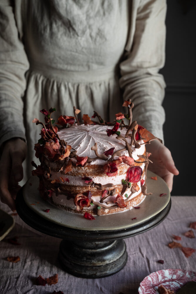 beetroot stem ginger and citrus cake