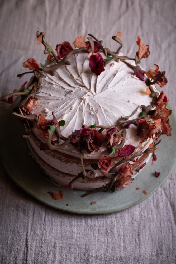 beetroot stem ginger and citrus cake