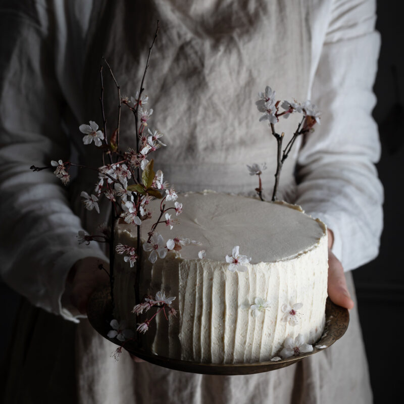 earl grey orange and cardamom chiffon cake