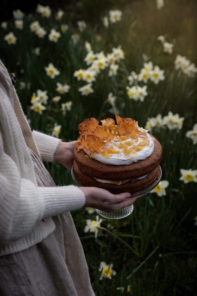 vegan pineapple cake