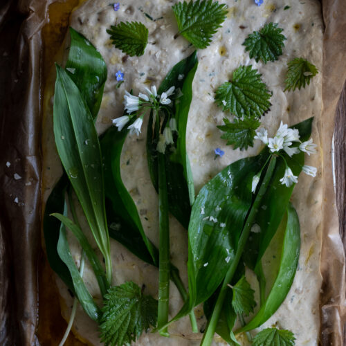 wild garlic bread