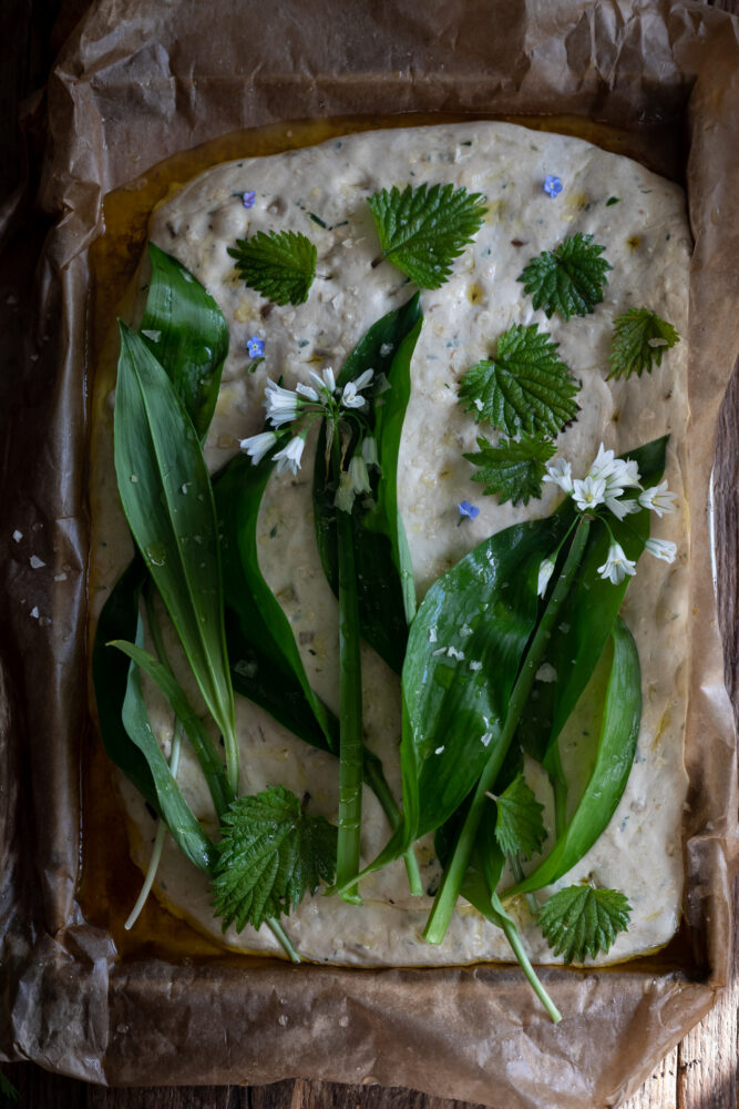 wild garlic bread