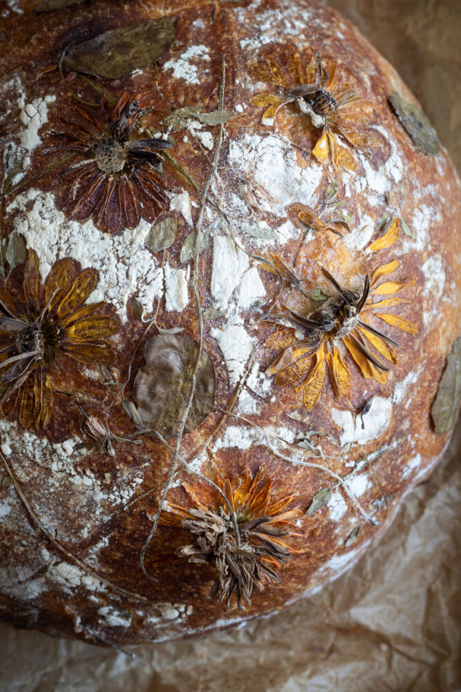 flower bread calendula