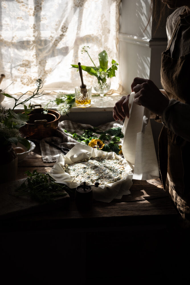 spring spanakopita