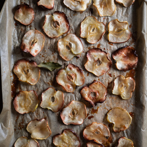 candied apple slices