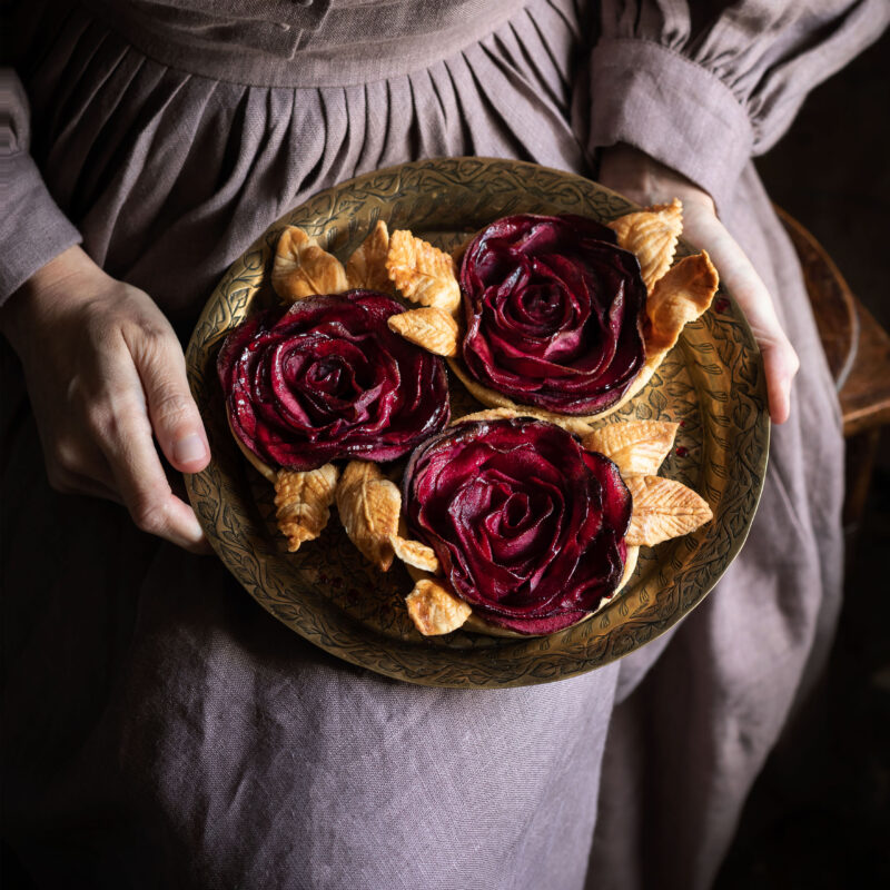 Apple rose tarts