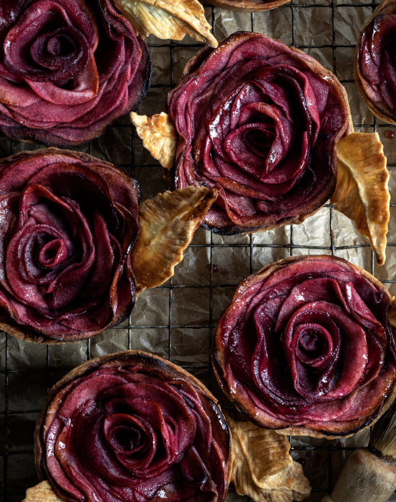 mulled wine apple tarts