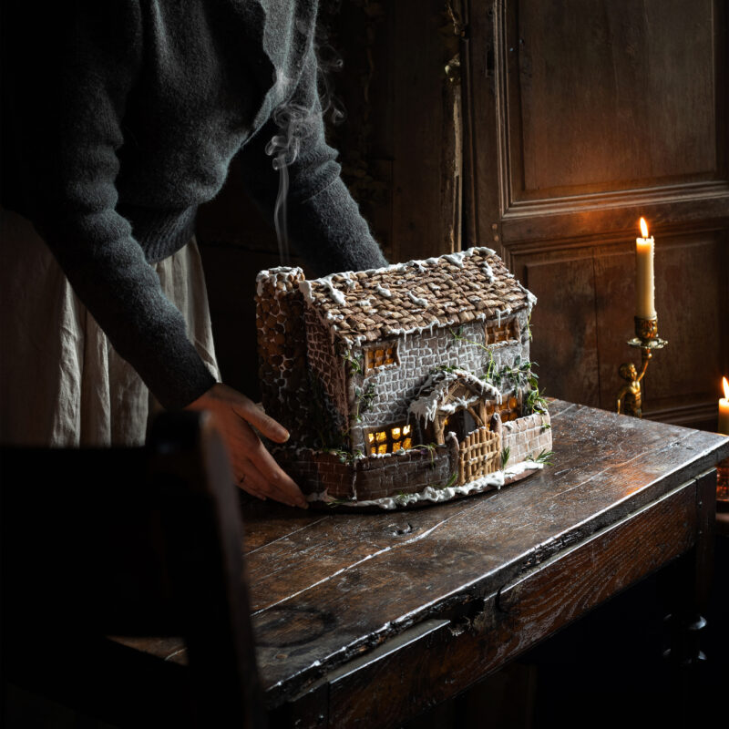 gingerbread rose cottage