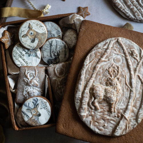 Gingerbread cookie box