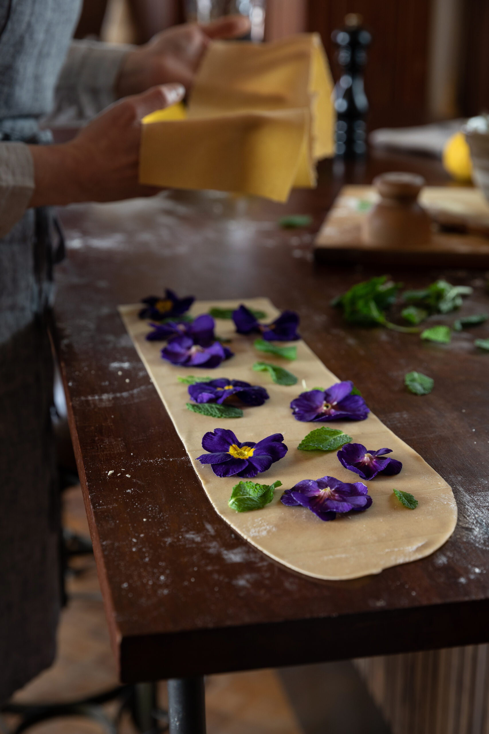 flower pasta