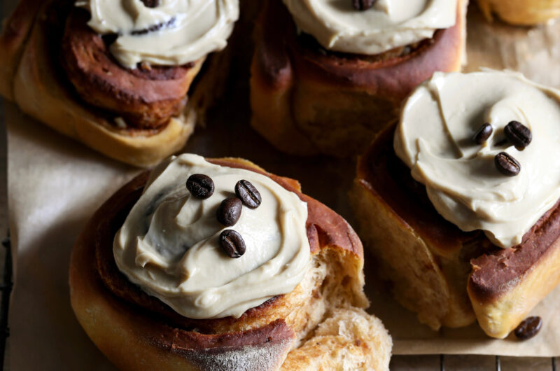 Sweet potato coffee buns